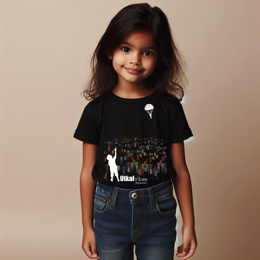 Round Neck Printed Cotton T-Shirt – Aakash Chatta - White