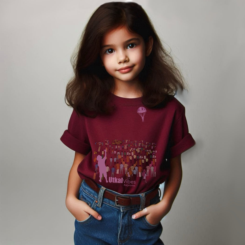 Round Neck Printed Cotton T-Shirt – Aakash Chatta - White