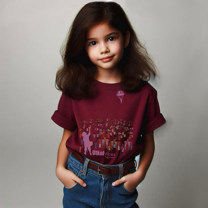 Round Neck Printed Cotton T-Shirt – Aakash Chatta - White