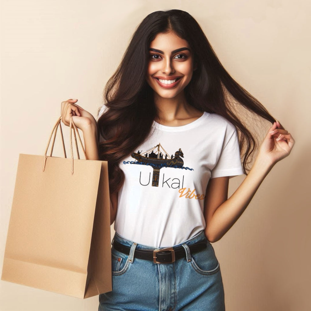 Round Neck Printed Cotton T-Shirt – Boita Gate